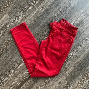 Bright Red INC Skinny Jeans